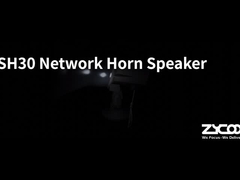 ZYCOO SH30 IP PA Hoparlör Sistemi IP65 Su Geçirmez Yuvarlak Korna Hoparlör