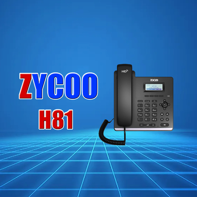 EN 55032:2015 2,8 İnç 320x240 LCD Renkli Ekranlı VoIP Masa Telefonu