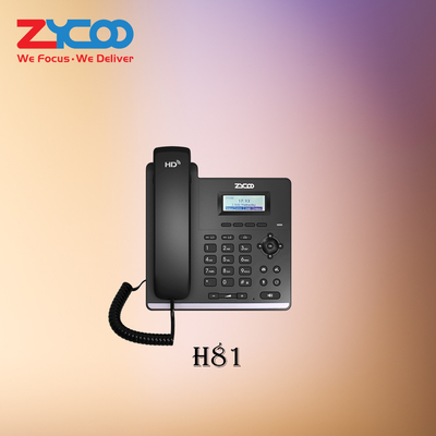 Orta Yöneticiler İçin 2 Hatlı Voip Telefon Sistemi Masaüstü Desteği PoE