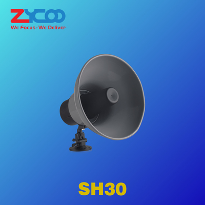 PoE+ Sip Horn Hoparlör EN 55032:2015 30 Watt Valcom Ip Paging Horn